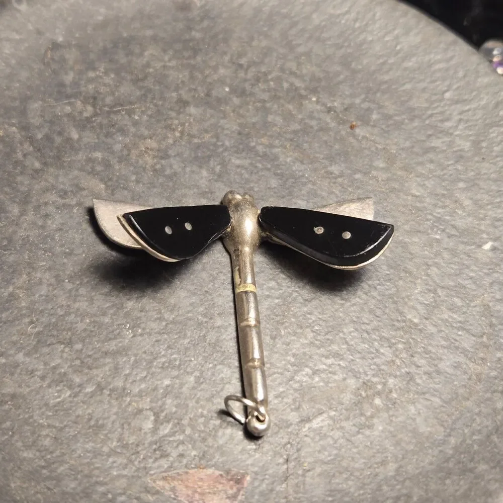 Mexico Dragonfly Sterling Silver Pendant